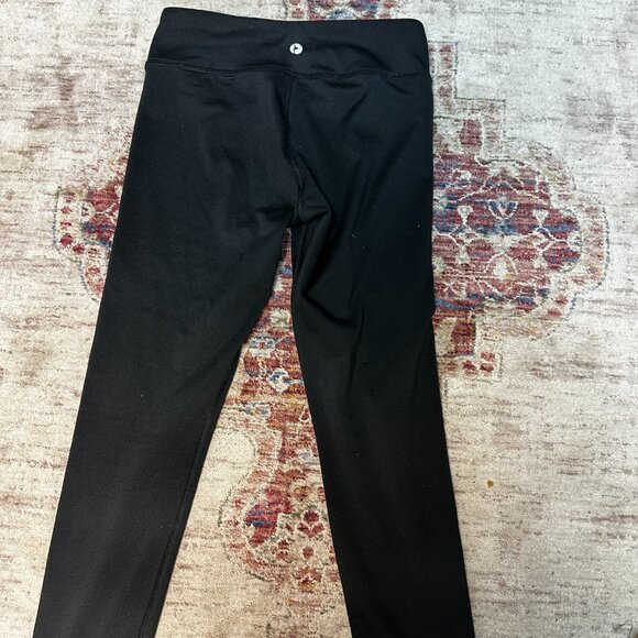 90 Degrees by Reflex Kids Girls Black Leggings Size Large  (12) In Great Shape! - Picture 4 of 4